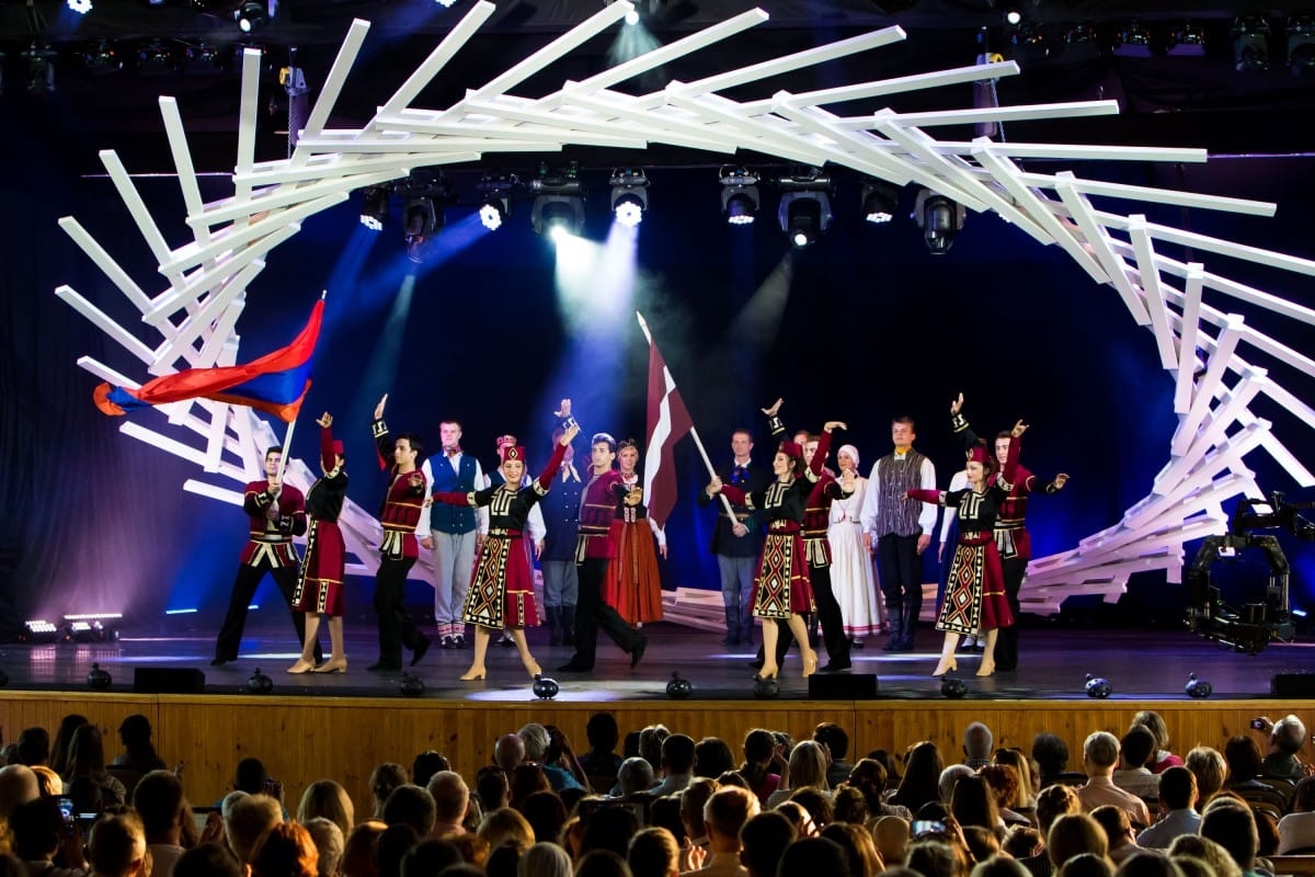 VIII Starptautiskā tautas deju festivāla "Sudmaliņas" atklāšanas diena