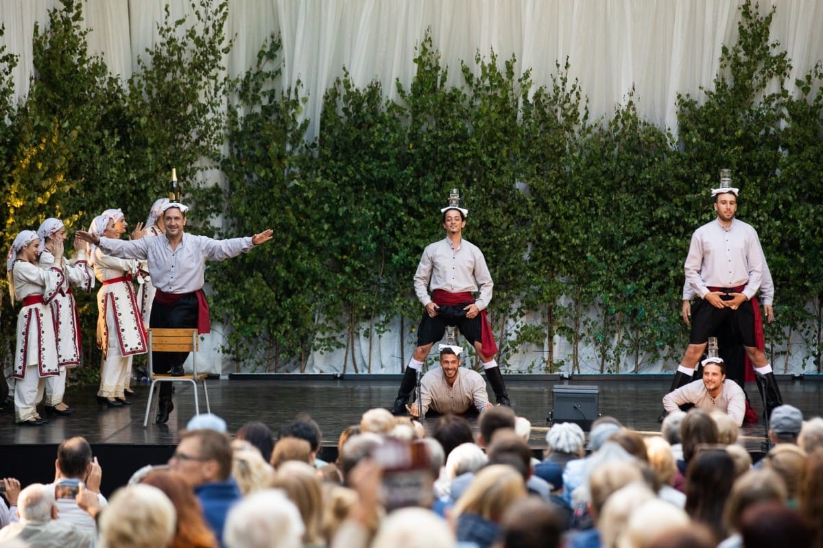 IX Starptautiskais tautas deju festivāls "Sudmaliņas" - koncerts "Trejdeviņas saules lēca" Vērmanes dārzā