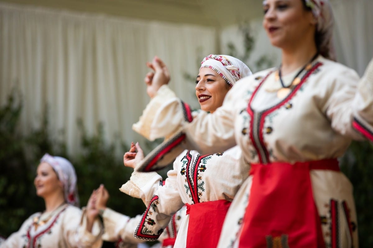 IX Starptautiskais tautas deju festivāls "Sudmaliņas" - koncerts "Trejdeviņas saules lēca" Vērmanes dārzā