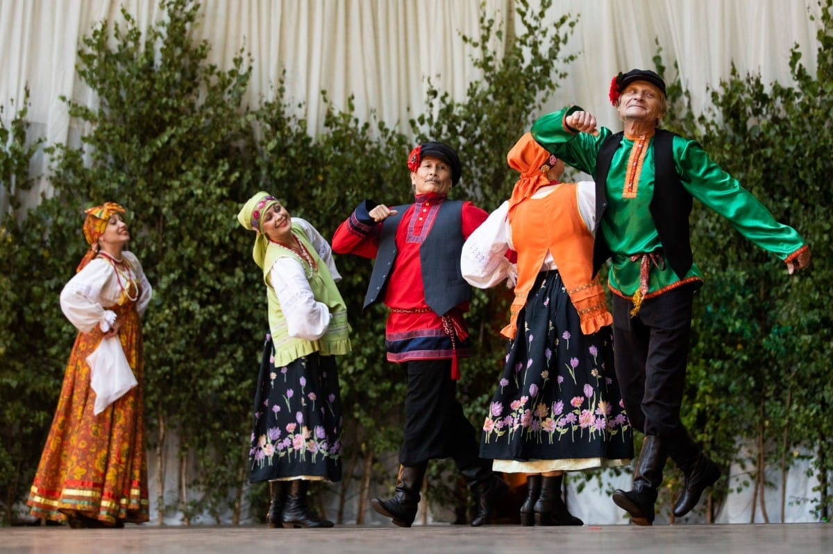 IX Starptautiskais tautas deju festivāls "Sudmaliņas" - koncerts "Trejdeviņas saules lēca" Vērmanes dārzā