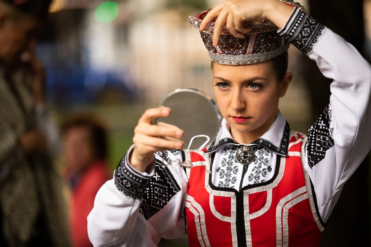 IX Starptautiskais tautas deju festivāls "Sudmaliņas" - koncerts "Trejdeviņas saules lēca" Vērmanes dārzā