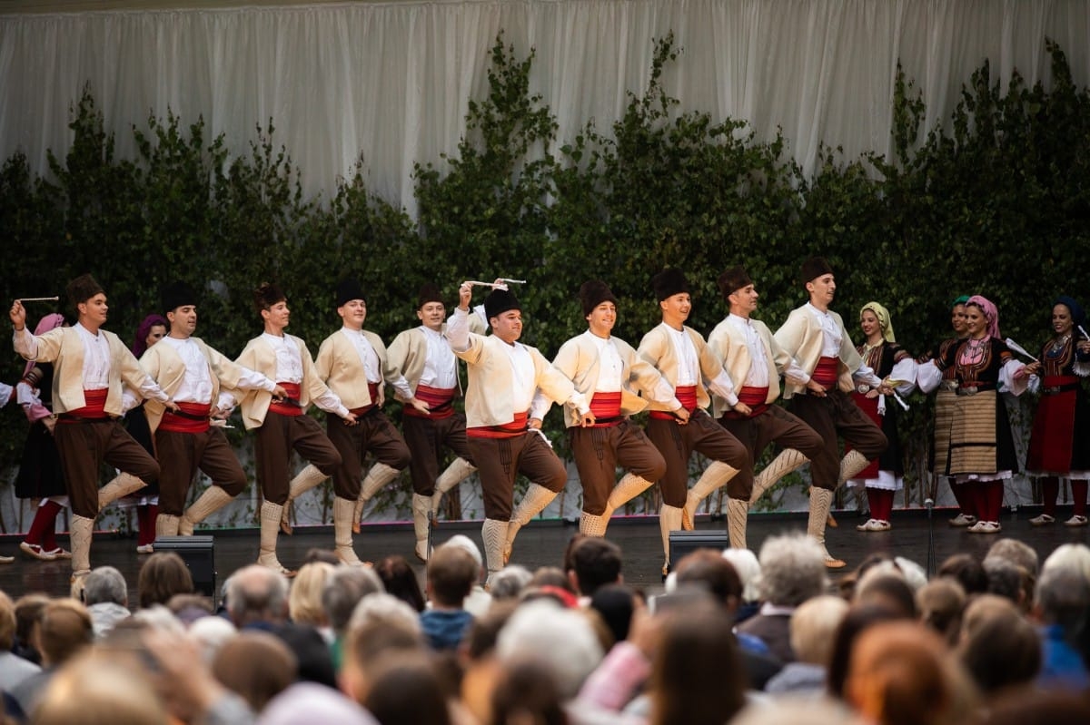 IX Starptautiskais tautas deju festivāls "Sudmaliņas" - koncerts "Trejdeviņas saules lēca" Vērmanes dārzā