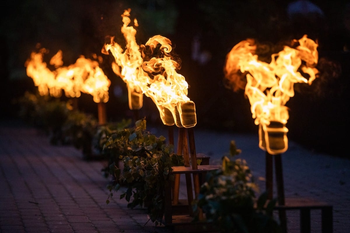 IX Starptautiskais tautas deju festivāls "Sudmaliņas" - koncerts "Trejdeviņas saules lēca" Vērmanes dārzā