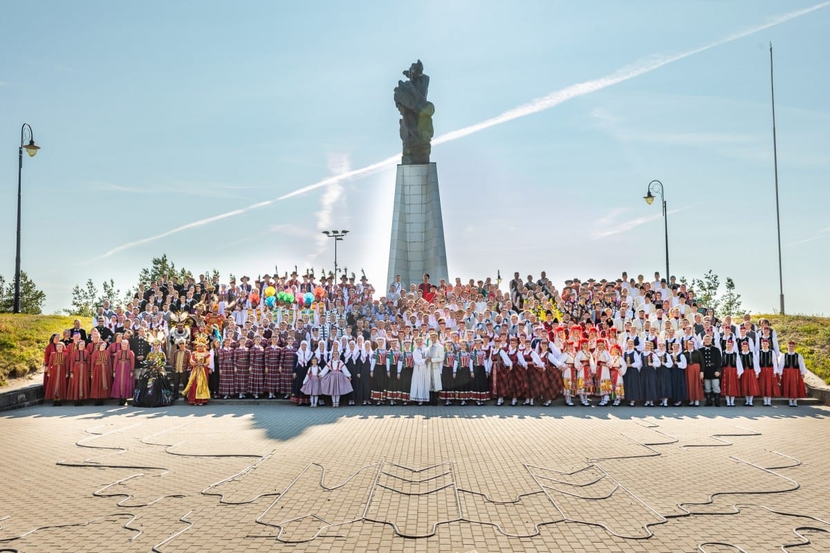 IX Starptautiskā tautas deju festivāla "Sudmaliņas" noslēguma koncerts Liepājā