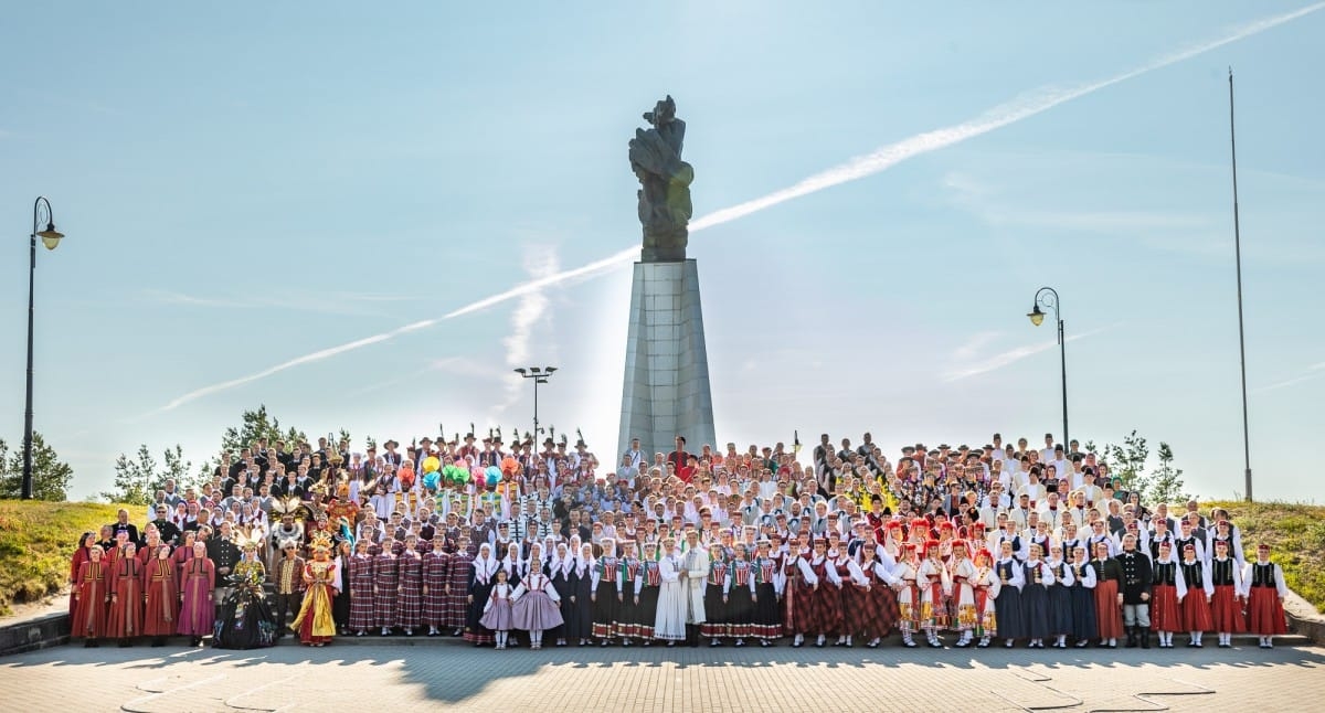 IX Starptautiskā tautas deju festivāla "Sudmaliņas" noslēguma koncerts Liepājā