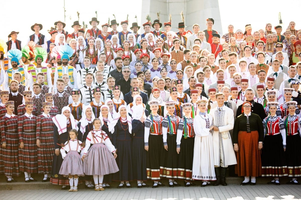 IX Starptautiskā tautas deju festivāla "Sudmaliņas" noslēguma koncerts Liepājā