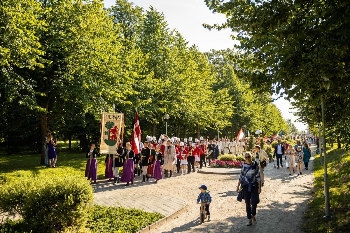 IX Starptautiskā tautas deju festivāla "Sudmaliņas" noslēguma koncerts Liepājā