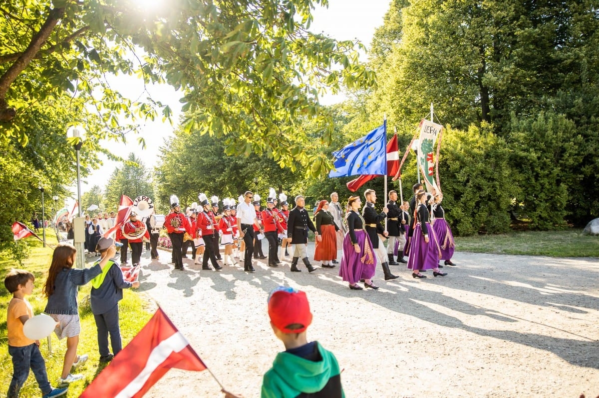 IX Starptautiskā tautas deju festivāla "Sudmaliņas" noslēguma koncerts Liepājā