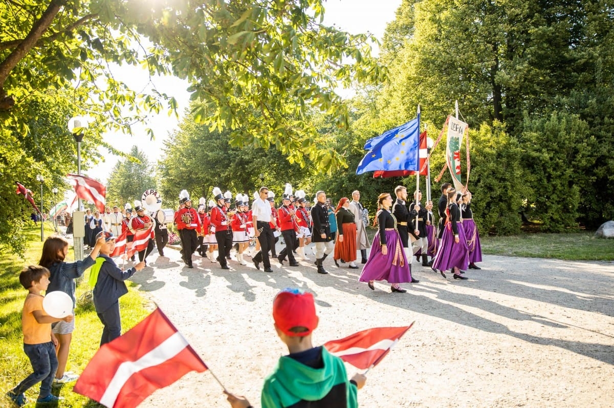 IX Starptautiskā tautas deju festivāla "Sudmaliņas" noslēguma koncerts Liepājā