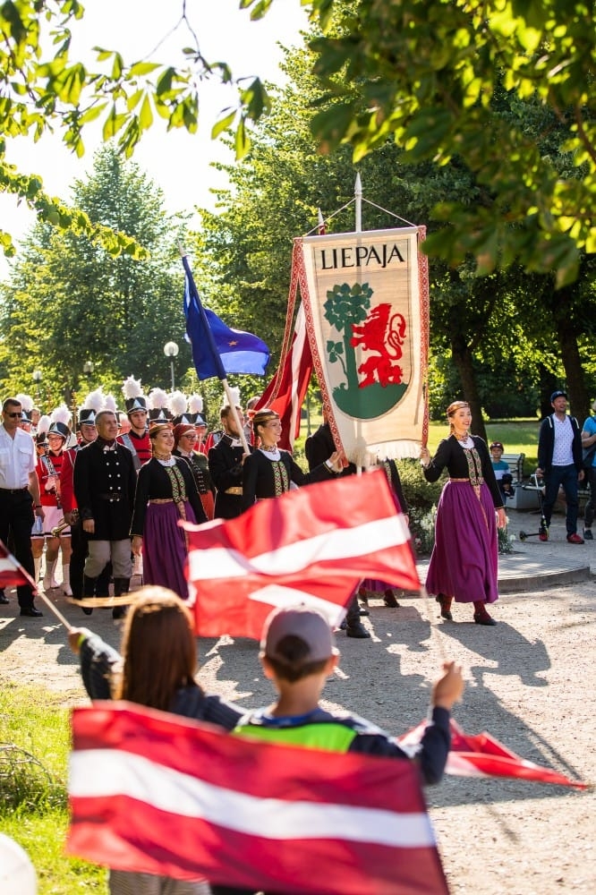 IX Starptautiskā tautas deju festivāla "Sudmaliņas" noslēguma koncerts Liepājā