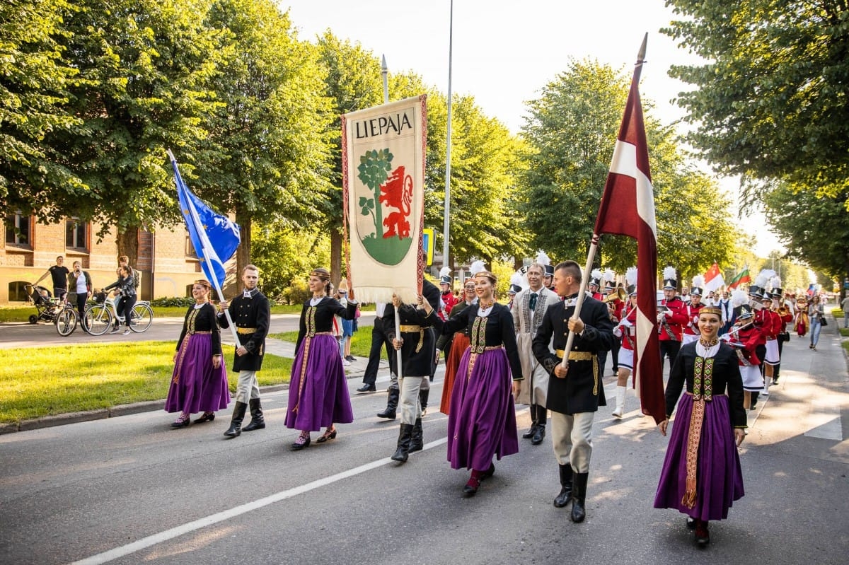 IX Starptautiskā tautas deju festivāla "Sudmaliņas" noslēguma koncerts Liepājā