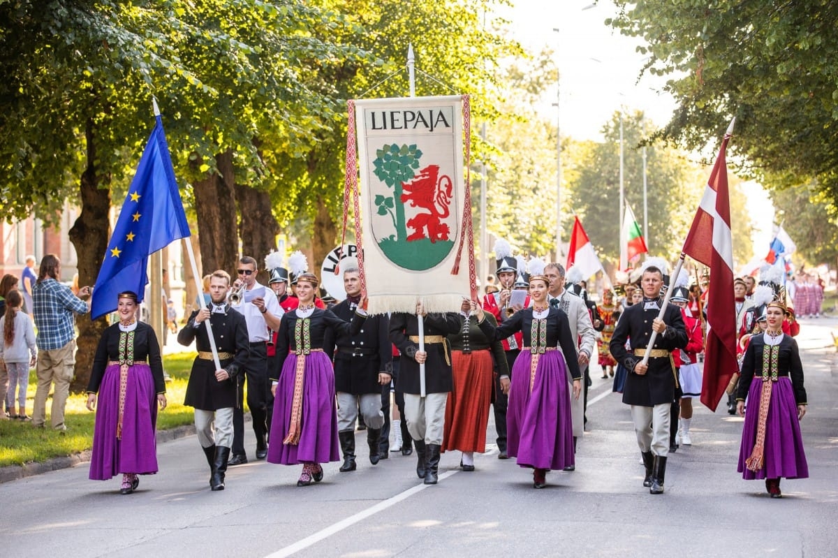 IX Starptautiskā tautas deju festivāla "Sudmaliņas" noslēguma koncerts Liepājā