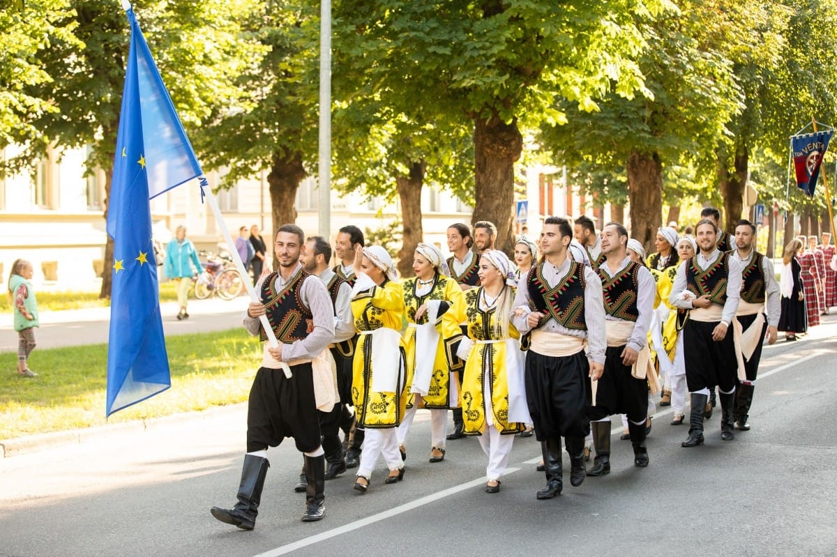 IX Starptautiskā tautas deju festivāla "Sudmaliņas" noslēguma koncerts Liepājā