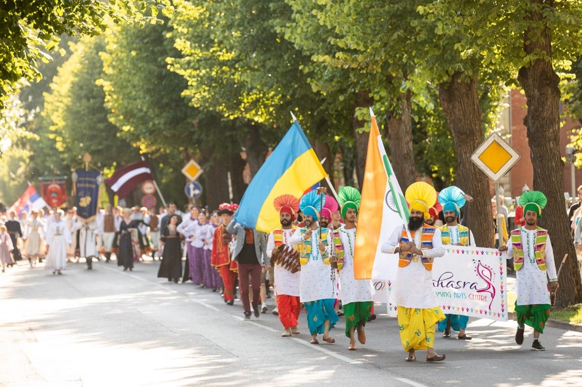 IX Starptautiskā tautas deju festivāla "Sudmaliņas" noslēguma koncerts Liepājā