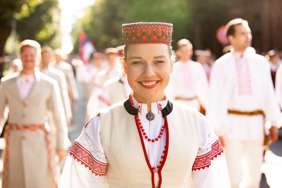 IX Starptautiskā tautas deju festivāla "Sudmaliņas" noslēguma koncerts Liepājā