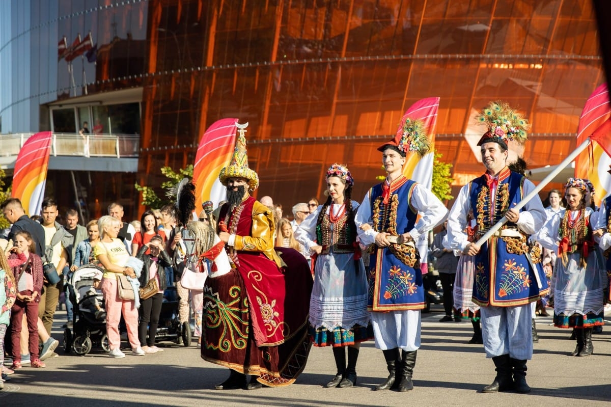 IX Starptautiskā tautas deju festivāla "Sudmaliņas" noslēguma koncerts Liepājā