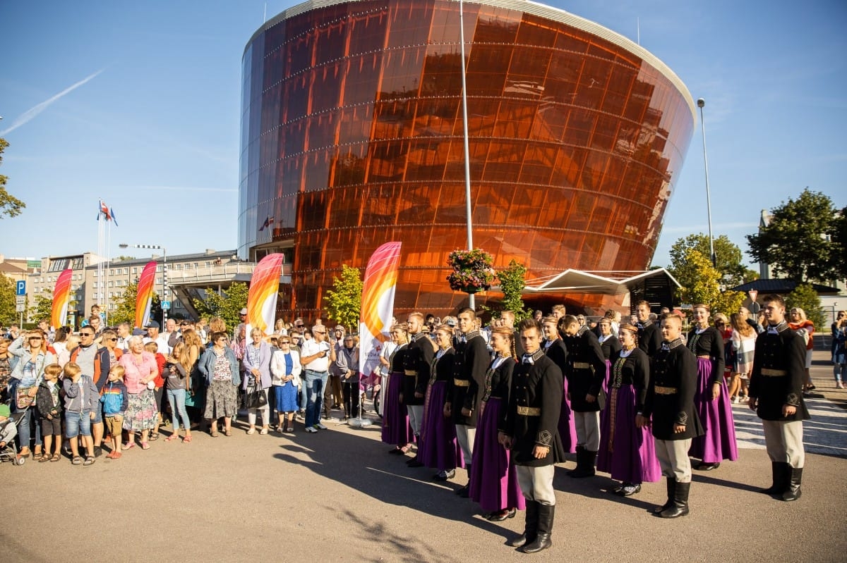 IX Starptautiskā tautas deju festivāla "Sudmaliņas" noslēguma koncerts Liepājā