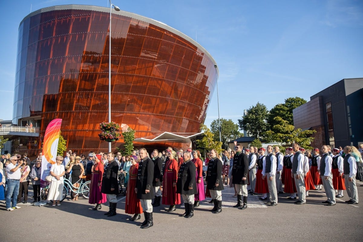 IX Starptautiskā tautas deju festivāla "Sudmaliņas" noslēguma koncerts Liepājā