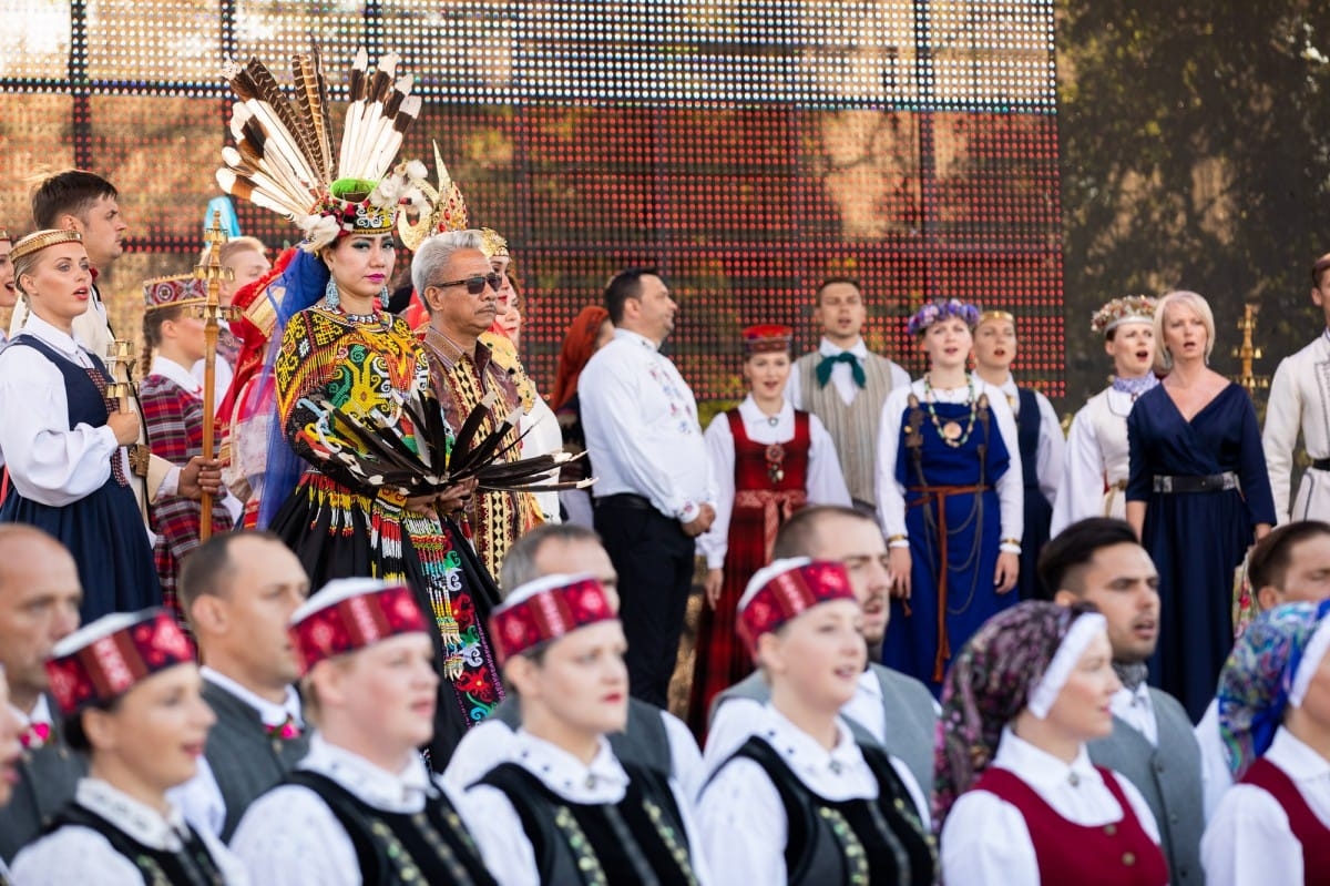 IX Starptautiskā tautas deju festivāla "Sudmaliņas" noslēguma koncerts Liepājā