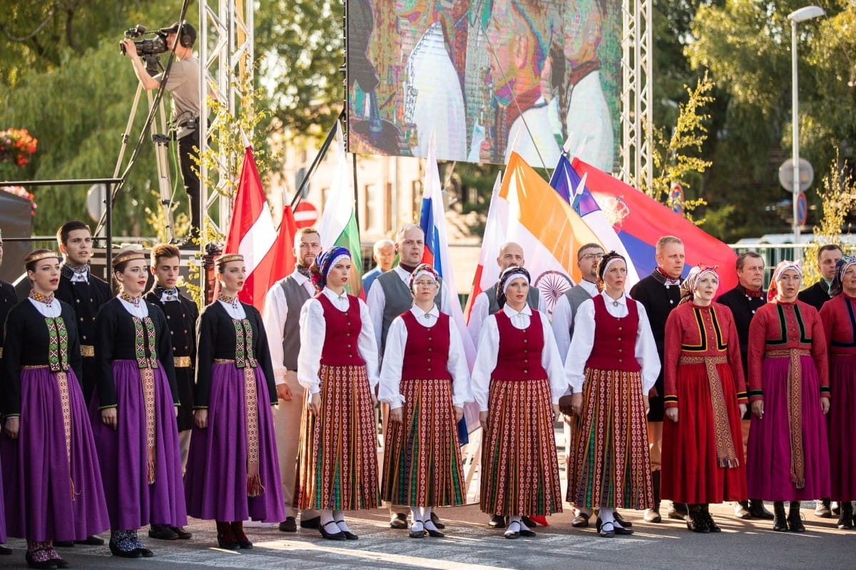 IX Starptautiskā tautas deju festivāla "Sudmaliņas" noslēguma koncerts Liepājā