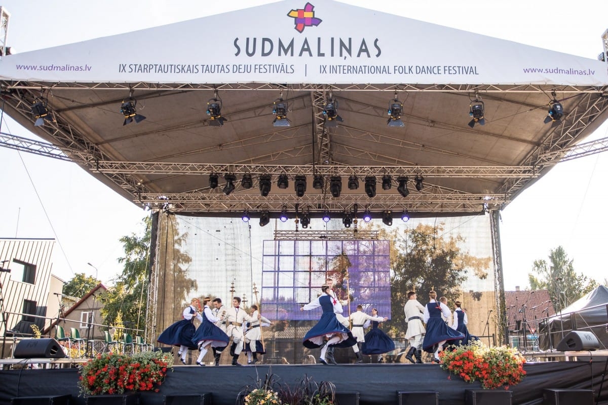 IX Starptautiskā tautas deju festivāla "Sudmaliņas" noslēguma koncerts Liepājā