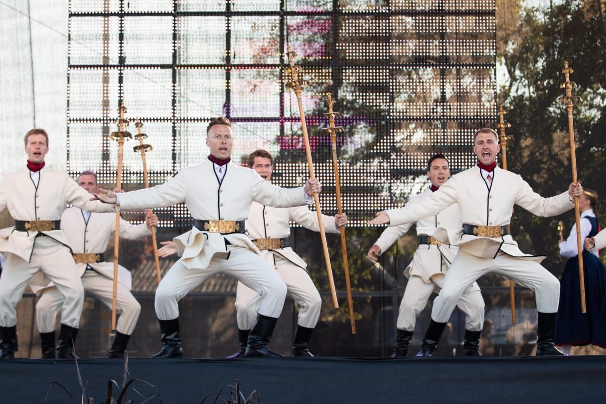 IX Starptautiskā tautas deju festivāla "Sudmaliņas" noslēguma koncerts Liepājā