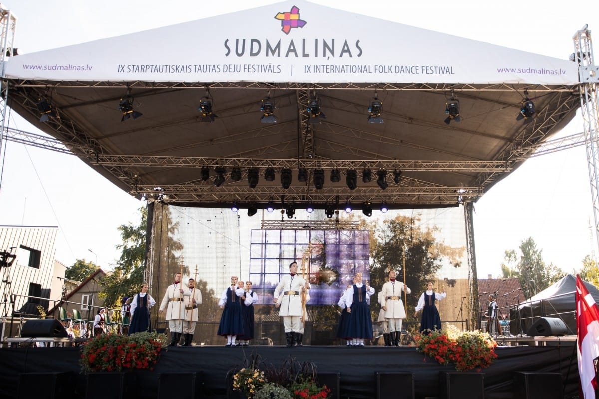 IX Starptautiskā tautas deju festivāla "Sudmaliņas" noslēguma koncerts Liepājā