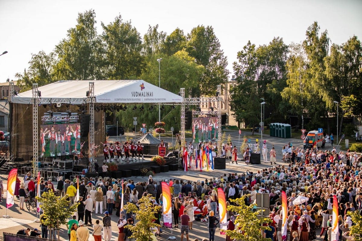 IX Starptautiskā tautas deju festivāla "Sudmaliņas" noslēguma koncerts Liepājā