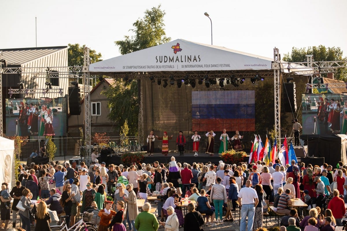 IX Starptautiskā tautas deju festivāla "Sudmaliņas" noslēguma koncerts Liepājā