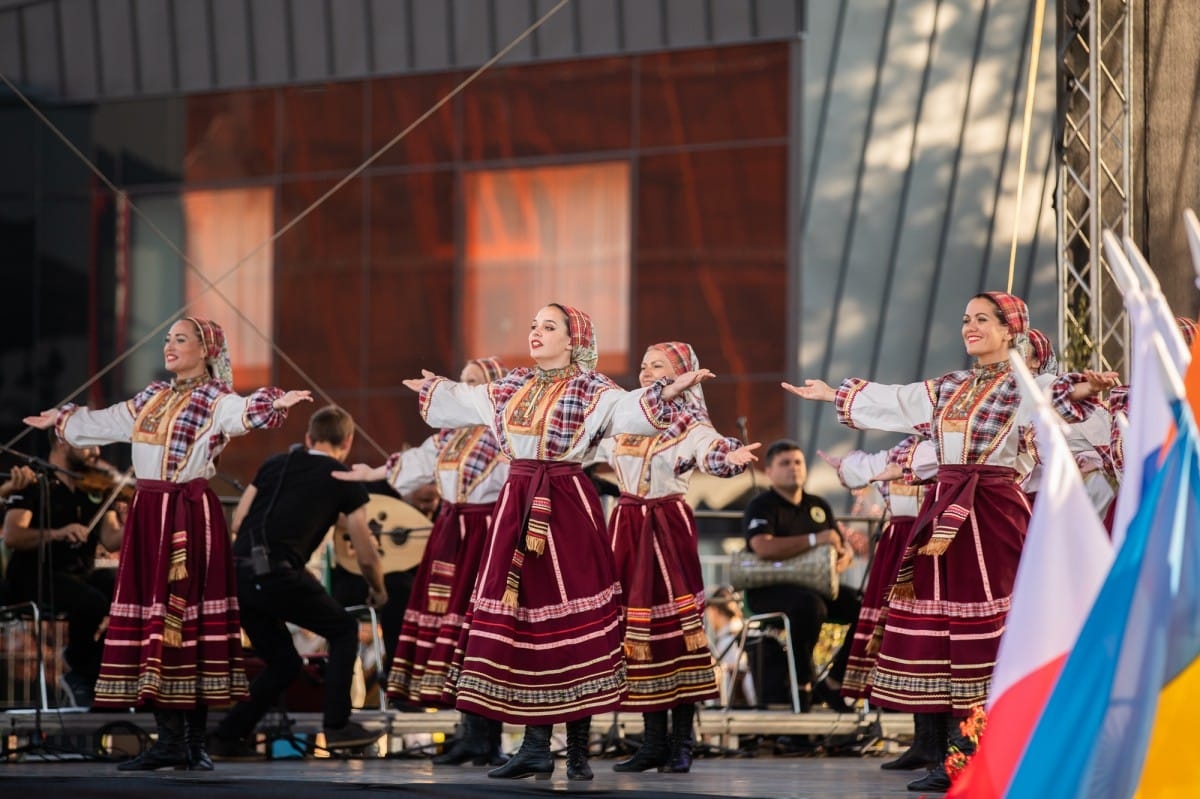 IX Starptautiskā tautas deju festivāla "Sudmaliņas" noslēguma koncerts Liepājā