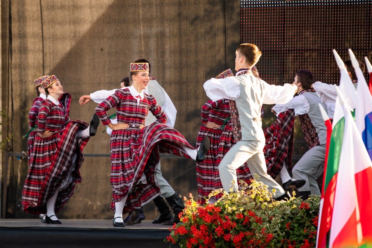 IX Starptautiskā tautas deju festivāla "Sudmaliņas" noslēguma koncerts Liepājā