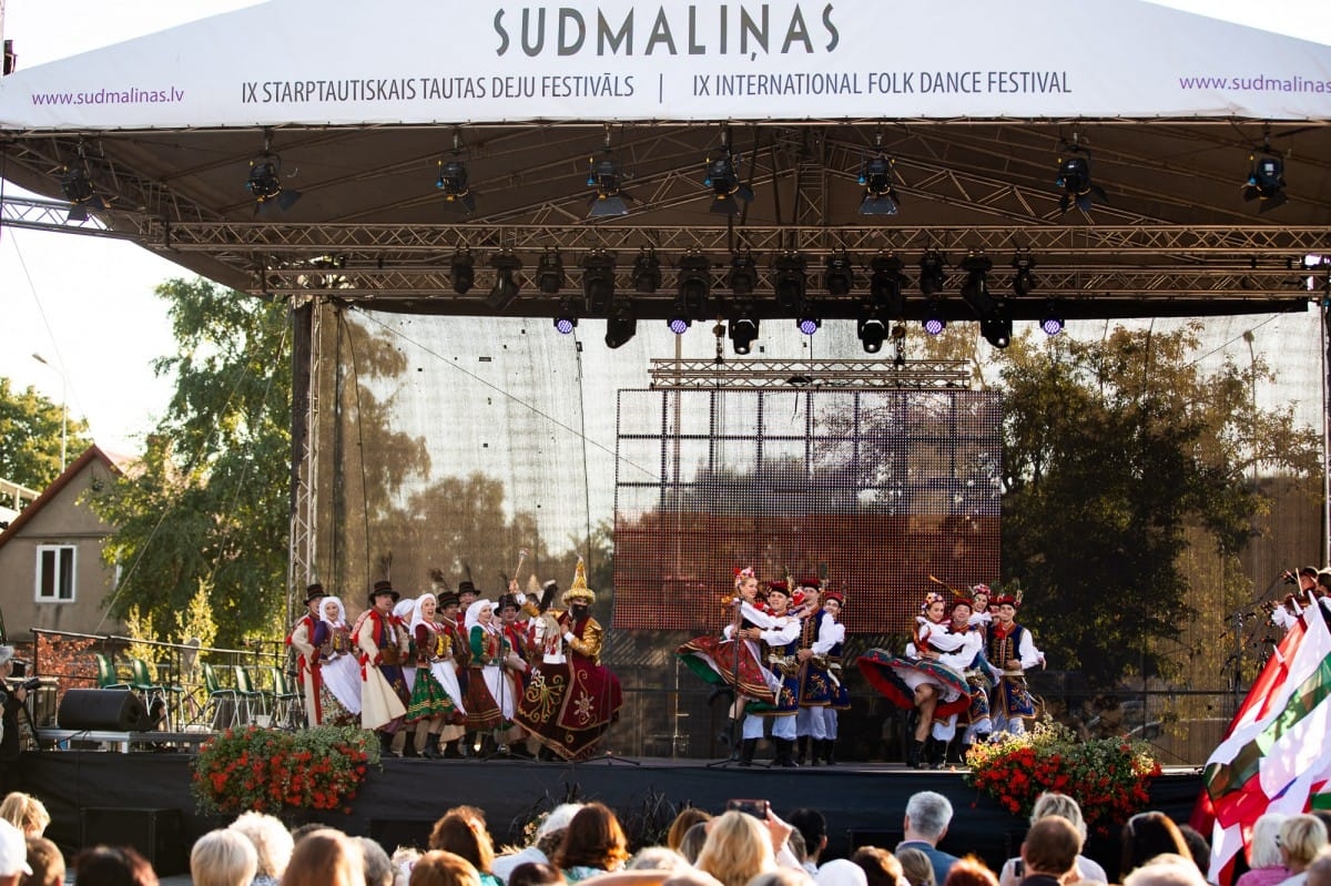 IX Starptautiskā tautas deju festivāla "Sudmaliņas" noslēguma koncerts Liepājā