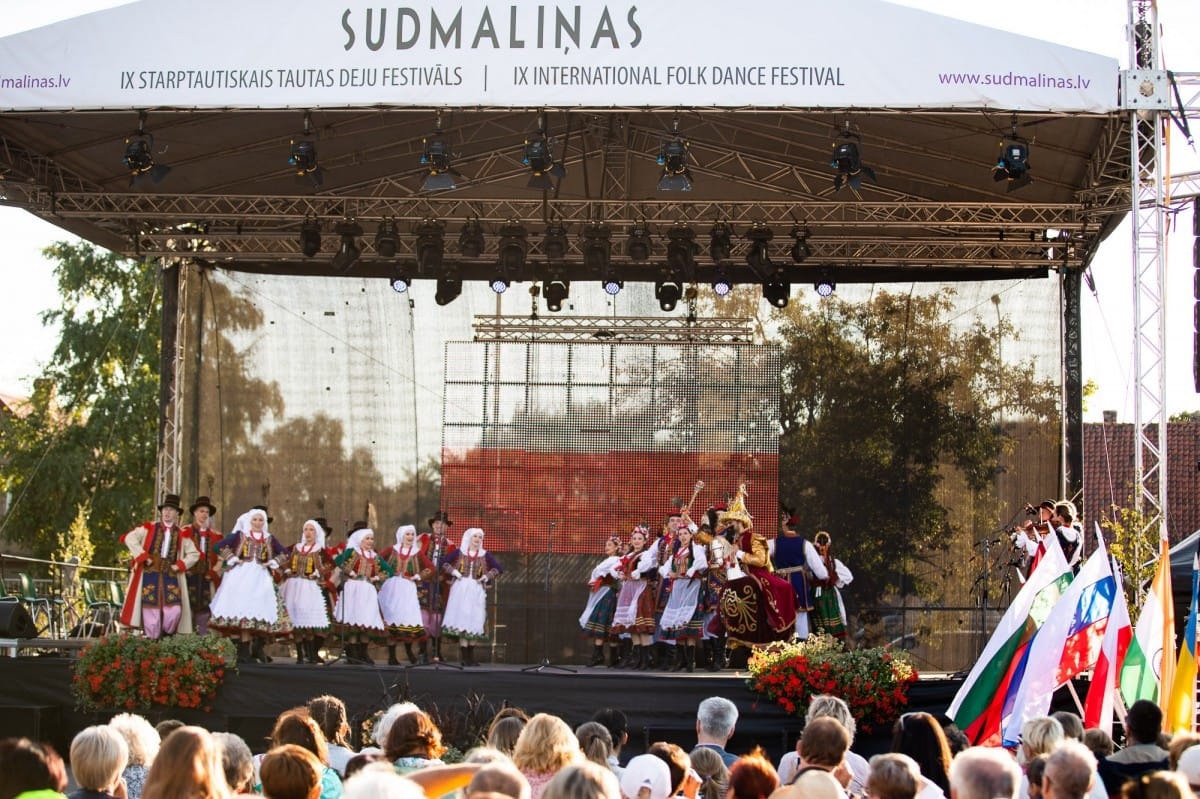 IX Starptautiskā tautas deju festivāla "Sudmaliņas" noslēguma koncerts Liepājā