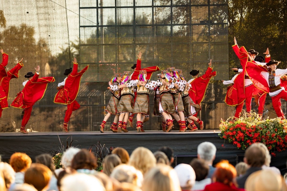 IX Starptautiskā tautas deju festivāla "Sudmaliņas" noslēguma koncerts Liepājā