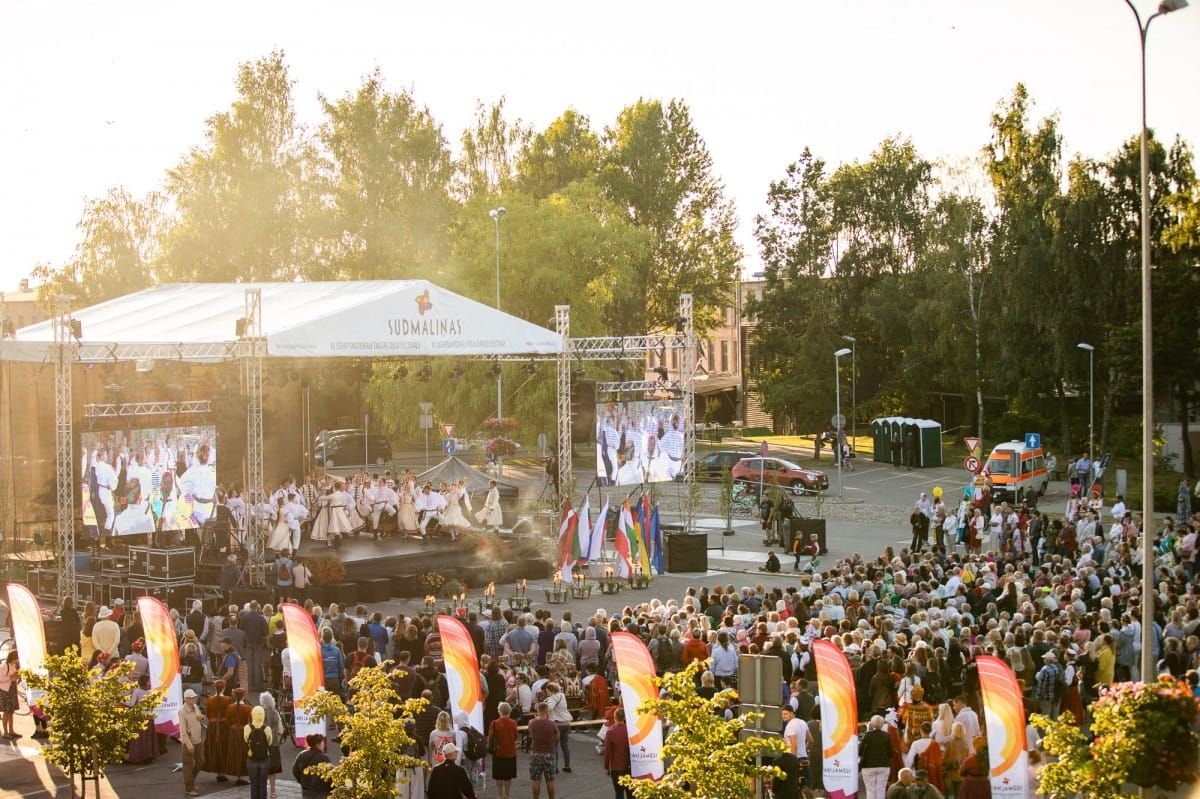 IX Starptautiskā tautas deju festivāla "Sudmaliņas" noslēguma koncerts Liepājā