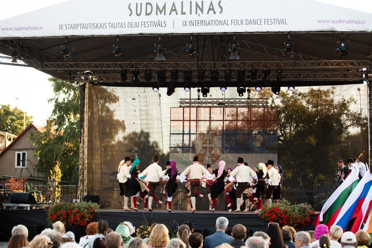 IX Starptautiskā tautas deju festivāla "Sudmaliņas" noslēguma koncerts Liepājā