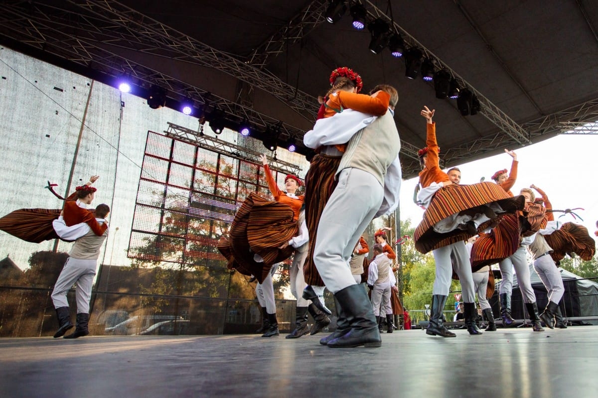 IX Starptautiskā tautas deju festivāla "Sudmaliņas" noslēguma koncerts Liepājā