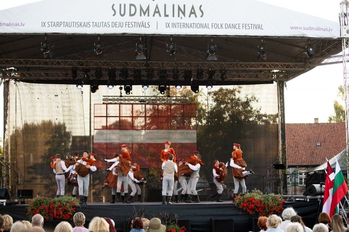 IX Starptautiskā tautas deju festivāla "Sudmaliņas" noslēguma koncerts Liepājā