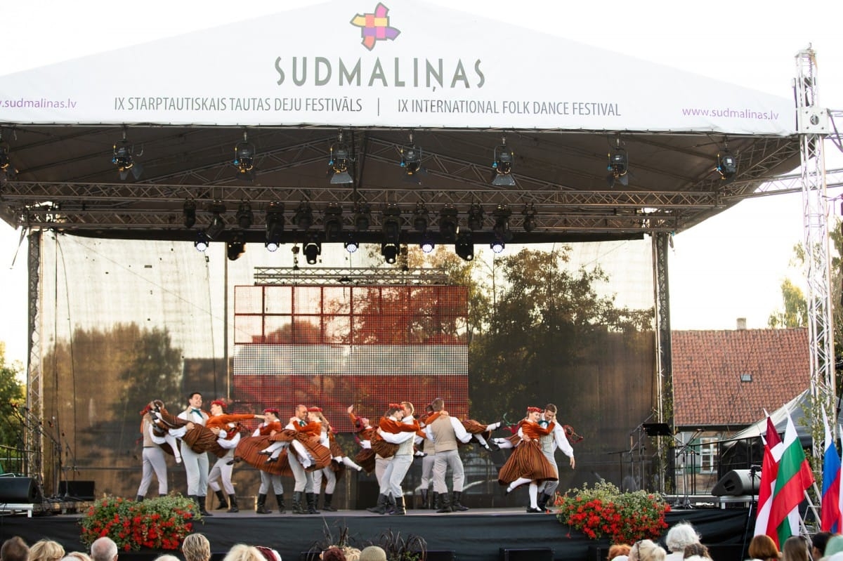 IX Starptautiskā tautas deju festivāla "Sudmaliņas" noslēguma koncerts Liepājā