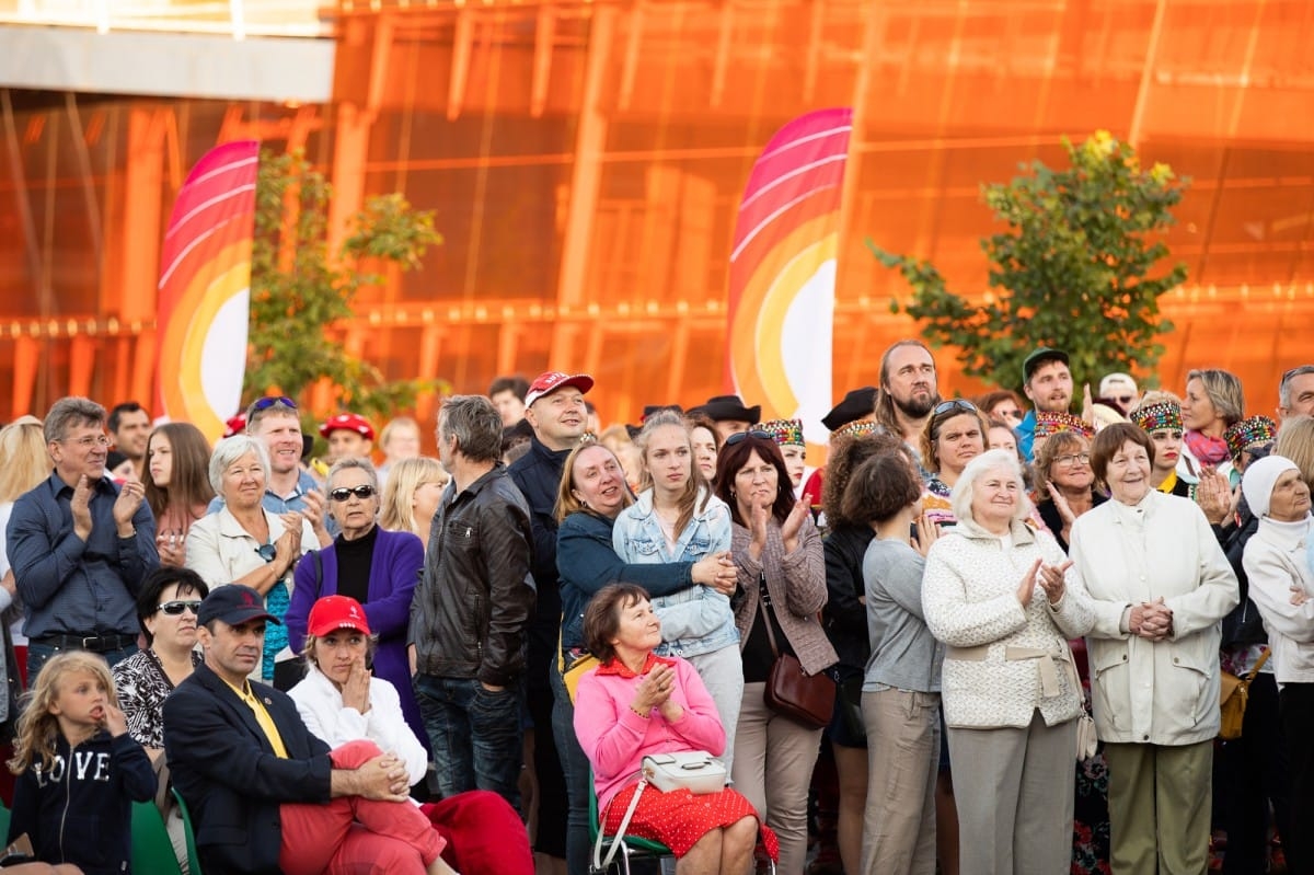 IX Starptautiskā tautas deju festivāla "Sudmaliņas" noslēguma koncerts Liepājā