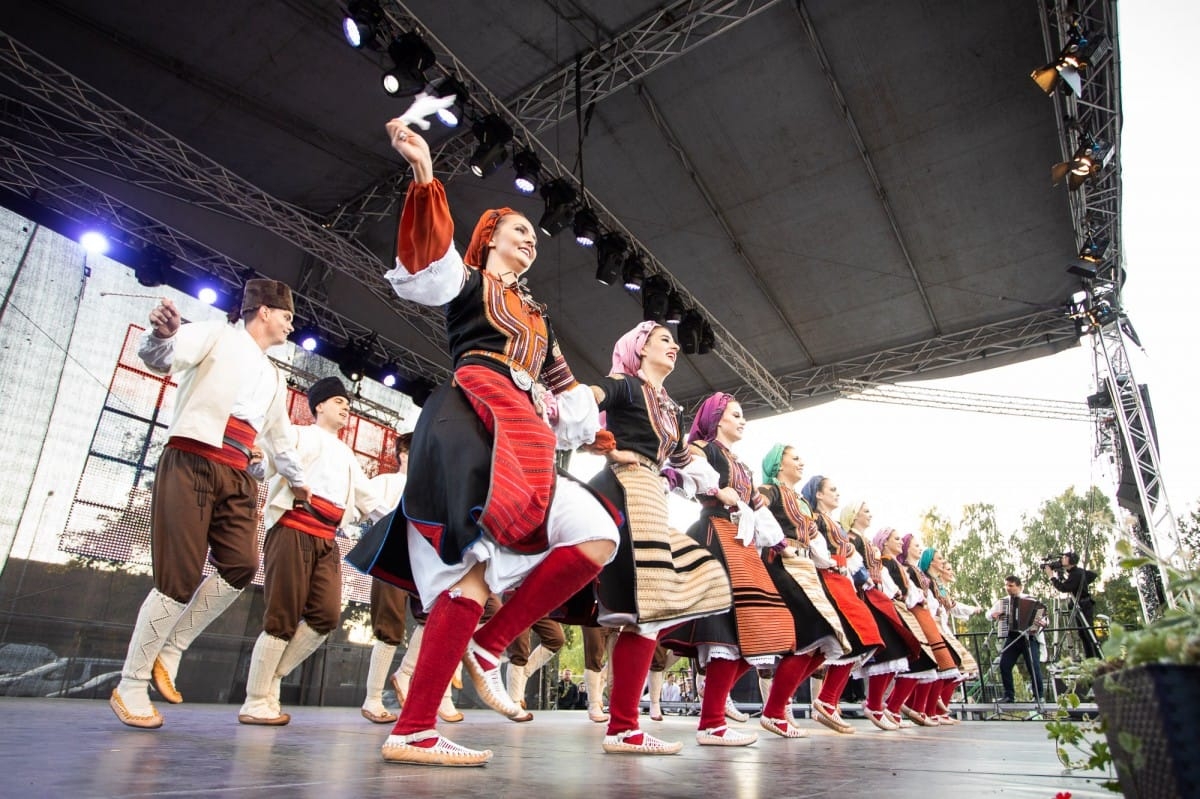 IX Starptautiskā tautas deju festivāla "Sudmaliņas" noslēguma koncerts Liepājā