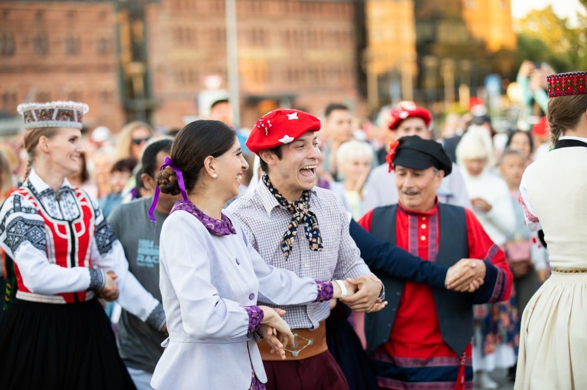 IX Starptautiskā tautas deju festivāla "Sudmaliņas" noslēguma koncerts Liepājā