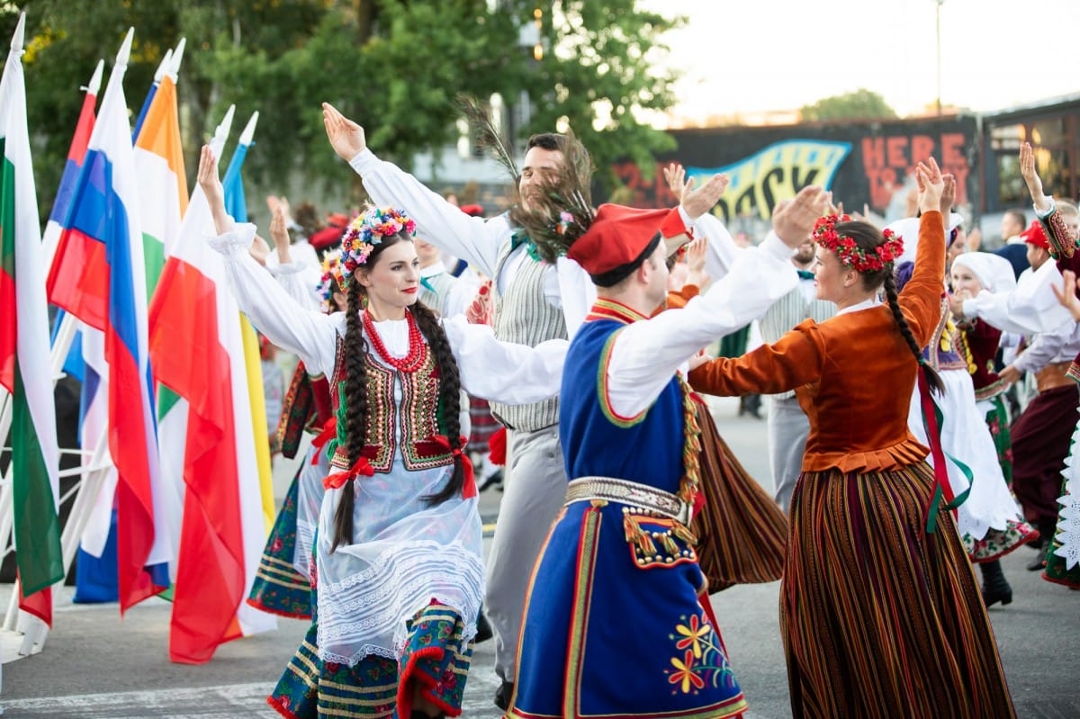 IX Starptautiskā tautas deju festivāla "Sudmaliņas" noslēguma koncerts Liepājā