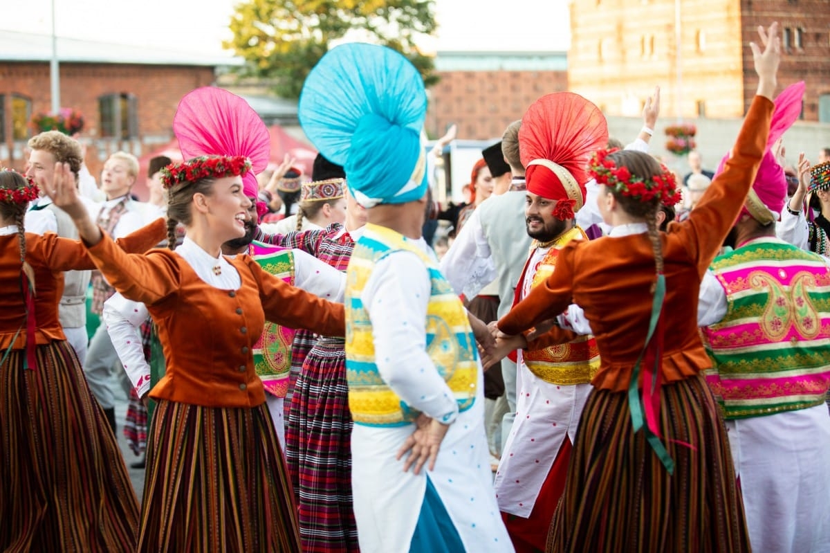 IX Starptautiskā tautas deju festivāla "Sudmaliņas" noslēguma koncerts Liepājā