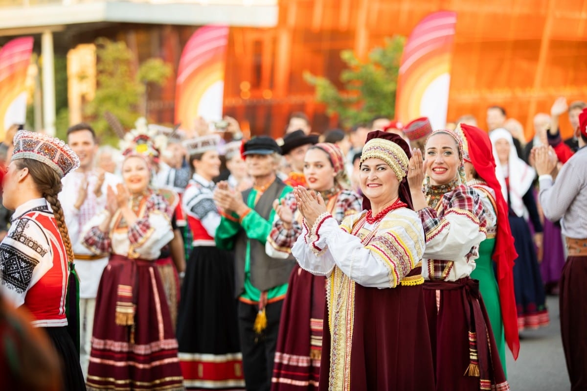 IX Starptautiskā tautas deju festivāla "Sudmaliņas" noslēguma koncerts Liepājā