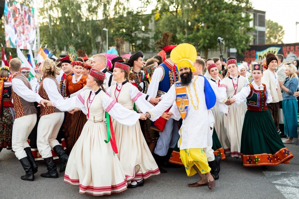 IX Starptautiskā tautas deju festivāla "Sudmaliņas" noslēguma koncerts Liepājā