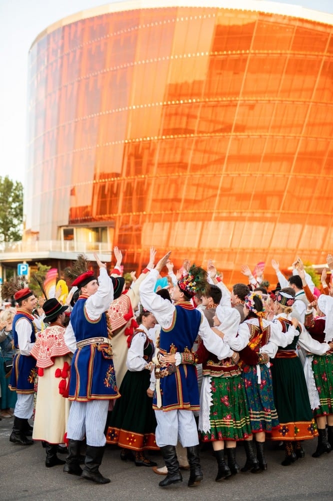 IX Starptautiskā tautas deju festivāla "Sudmaliņas" noslēguma koncerts Liepājā